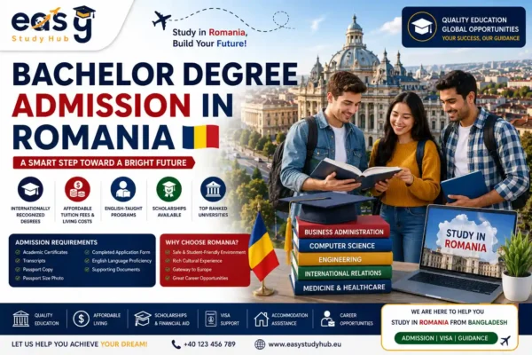 Bachelor Degree Admission in Romania For International Students In 2026 Complete Guide In Learning In Eu