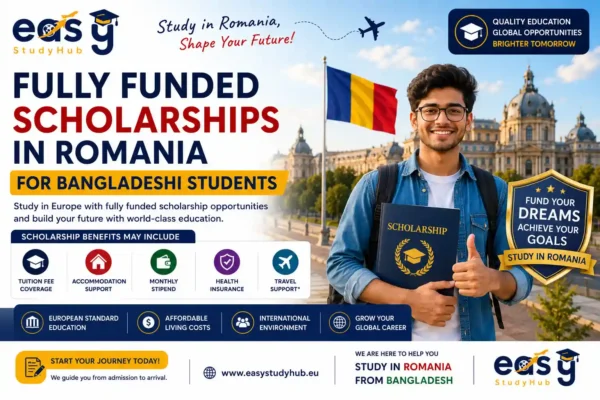 Fully Funded Scholarships in Romania for Bangladeshi Students In 2026 Complete Guide