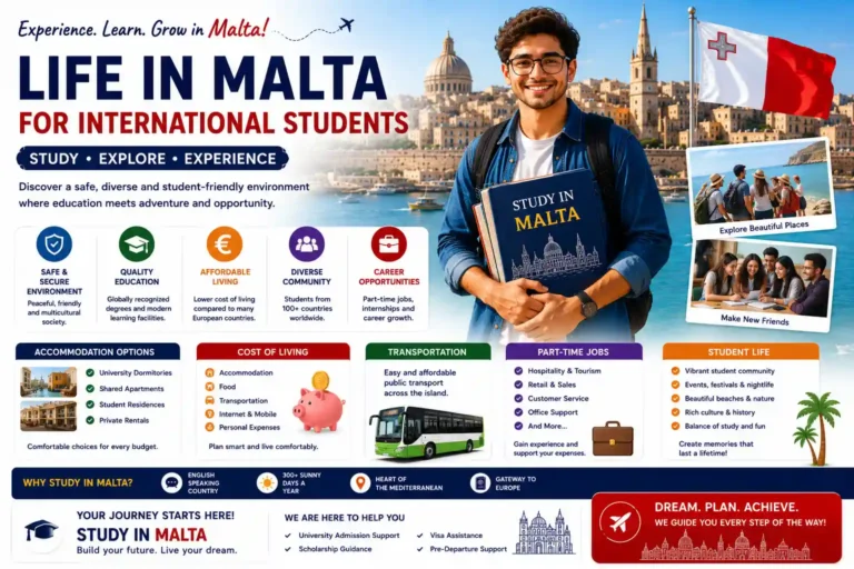 Life in Malta for International Students in 2026 Complete Guide