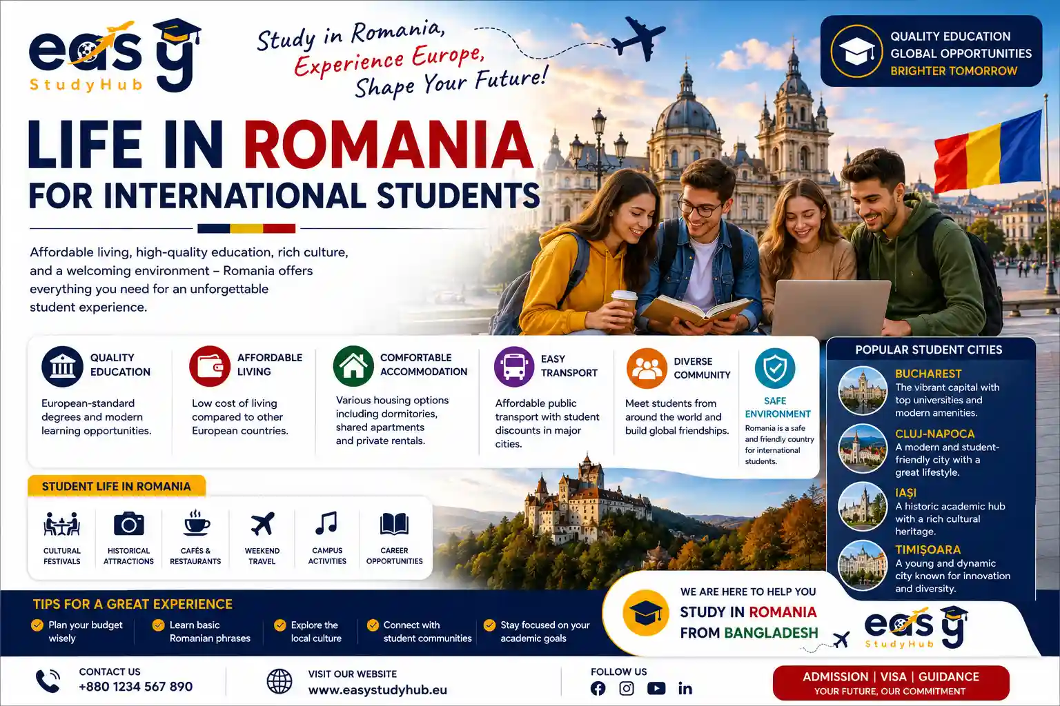 Life in Romania for International Students In 2026 Complete Guide
