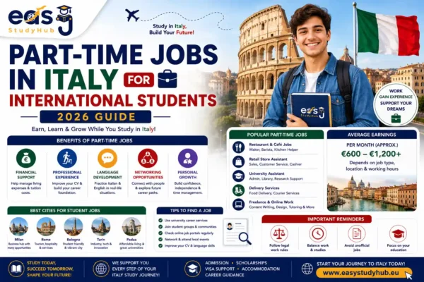 Part-Time Jobs in Italy for International Students in 2026 Complete Guide