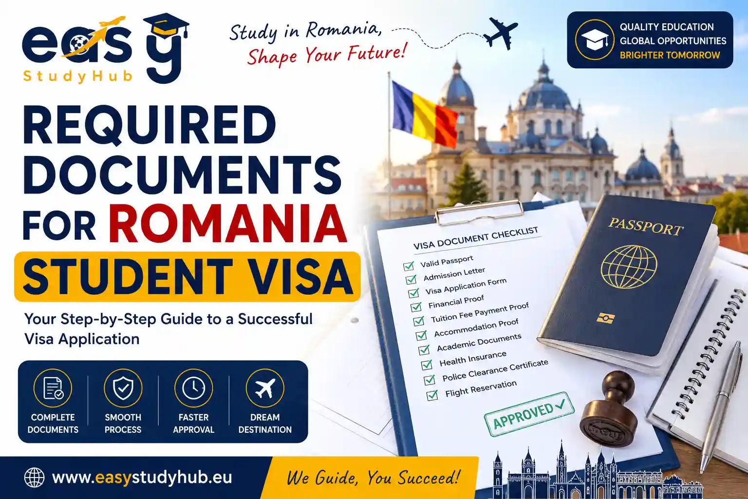 Required Documents for Romania Student Visa In 2026 Complete Guide
