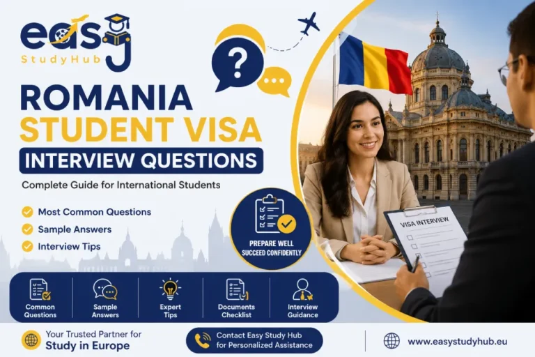 Romania Student Visa Interview Questions and Answers for Bangladeshi Students In 2026 Full Guide