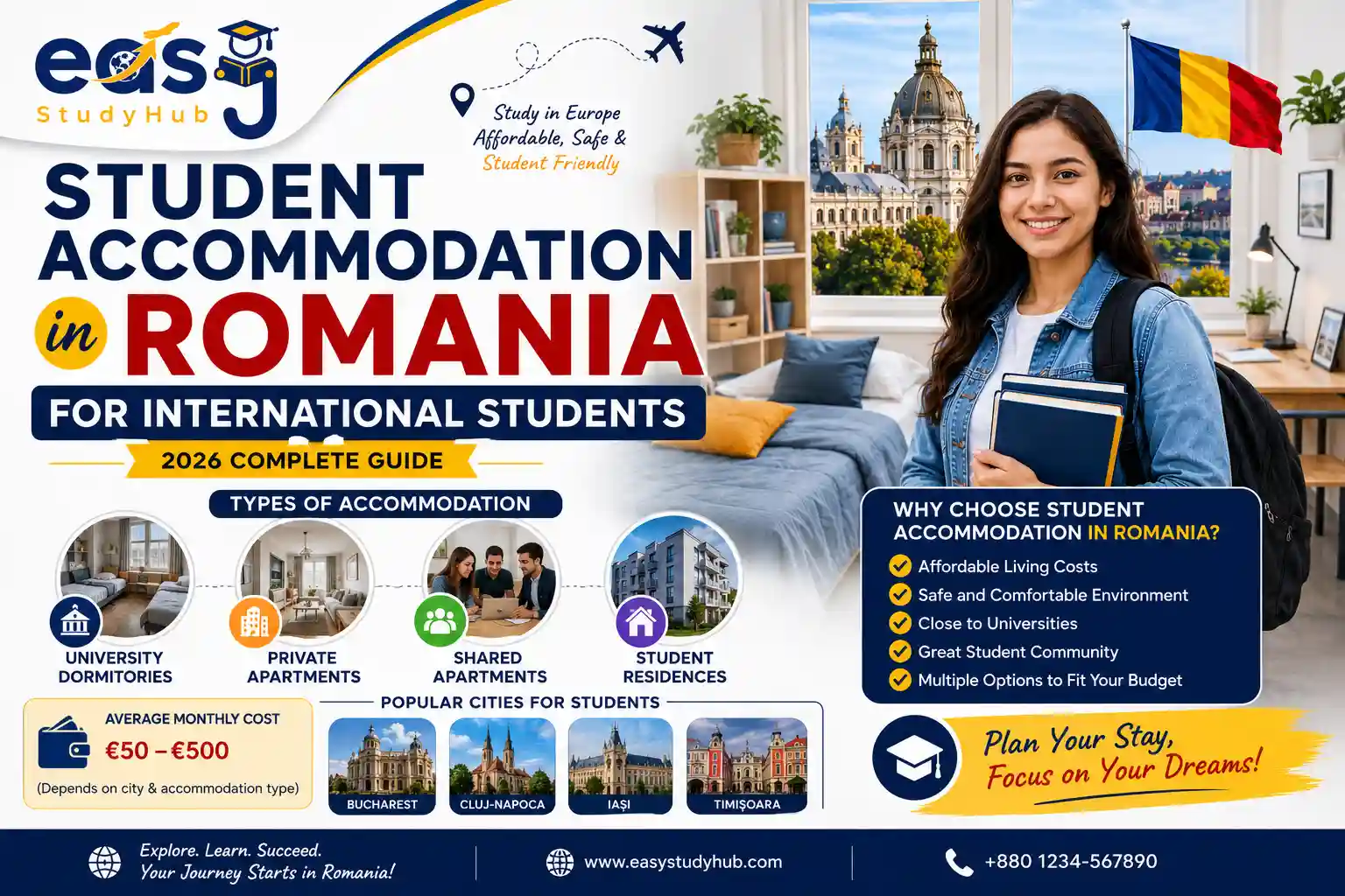 Student Accommodation in Romania for International Students In 2026 Complete Guide