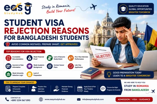 Student Visa Rejection Reasons for Bangladeshi Students In 2026 Full Guide