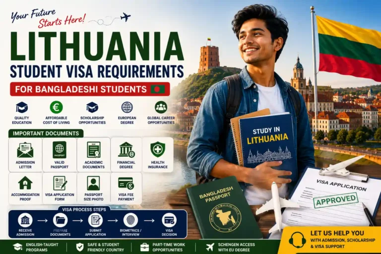 Lithuania Student Visa Requirements for Bangladeshi Students in 2026 Complete Guide
